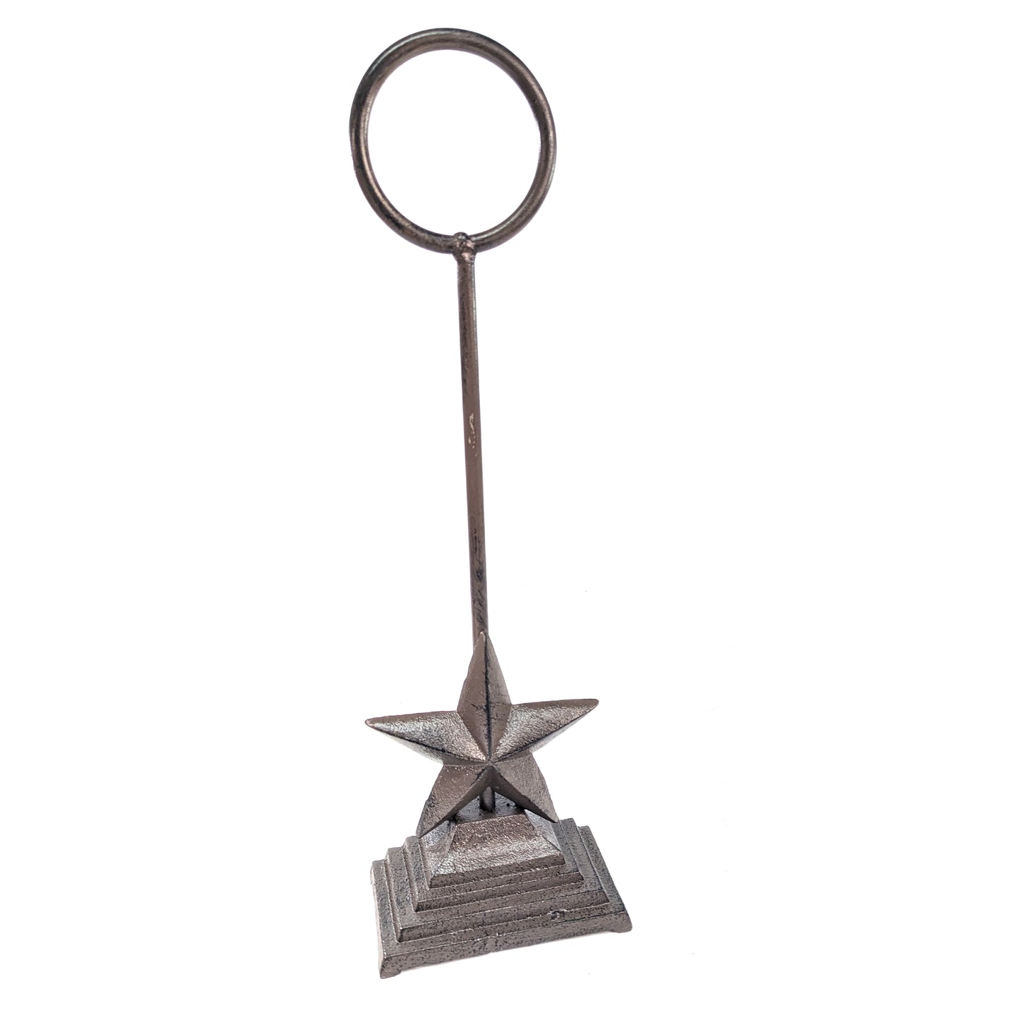 Cast Iron Door Stop with Handle - Star