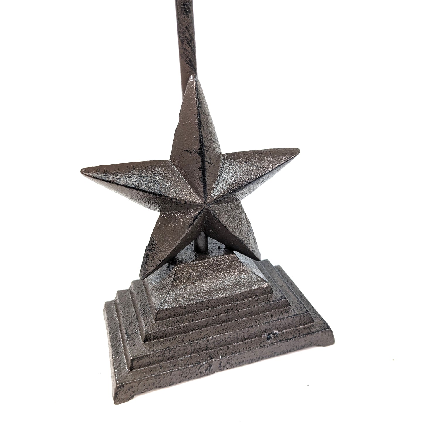 Cast Iron Door Stop with Handle - Star