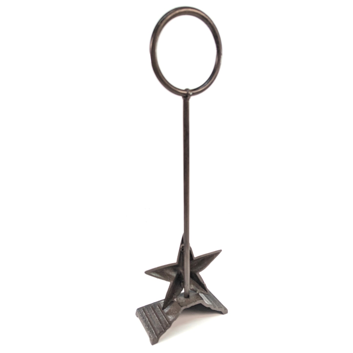 Cast Iron Door Stop with Handle - Star