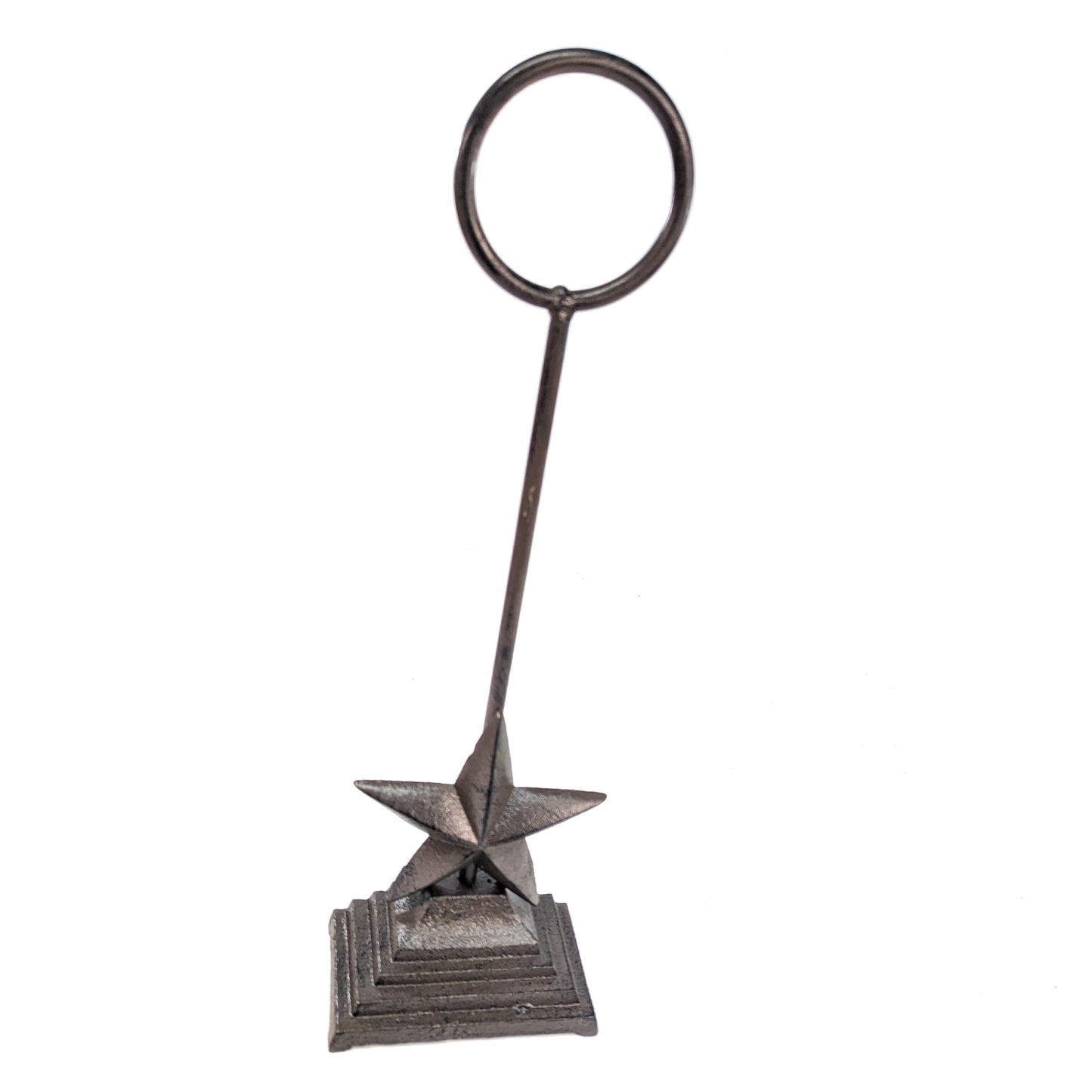 Cast Iron Door Stop with Handle - Star