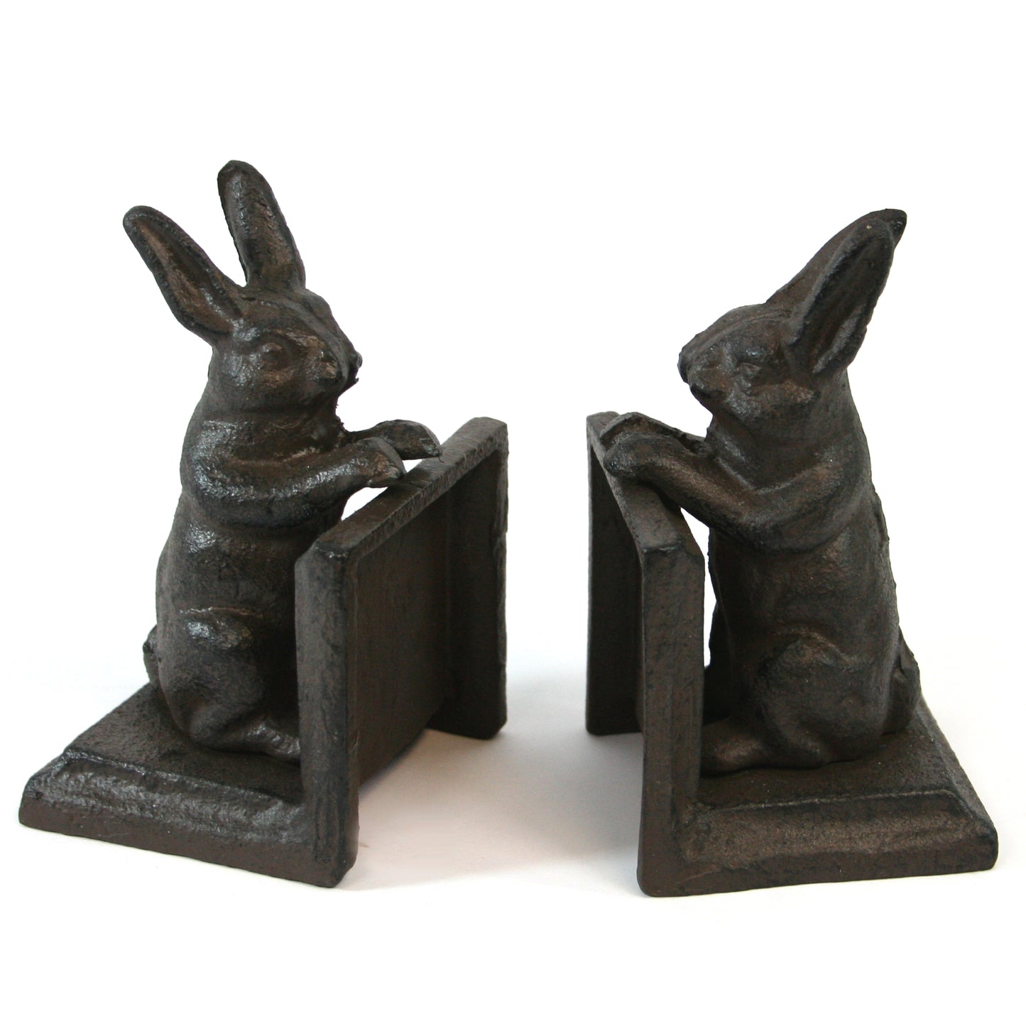 Cast Iron Bookends - Rabbits