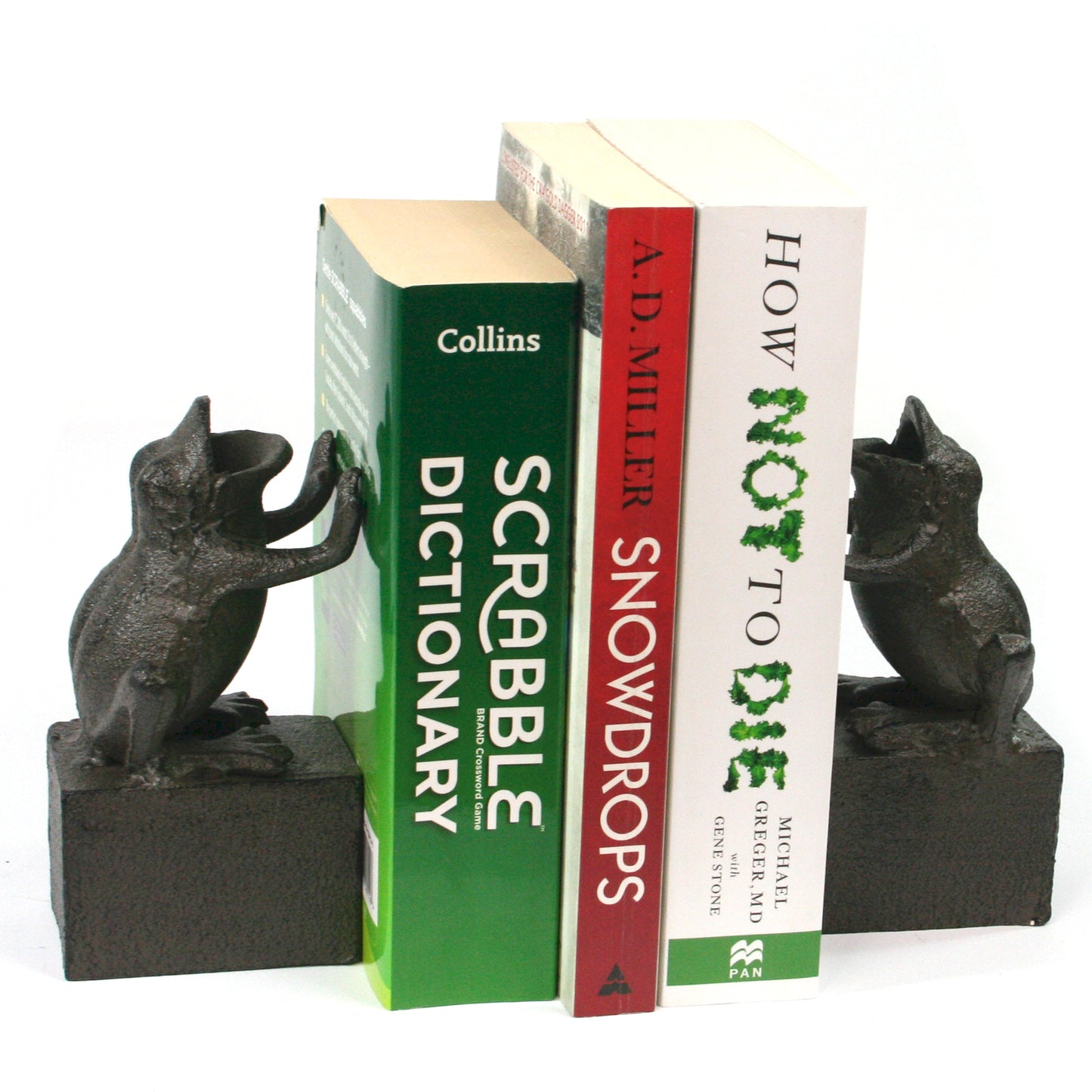 Cast Iron Bookends - Frogs