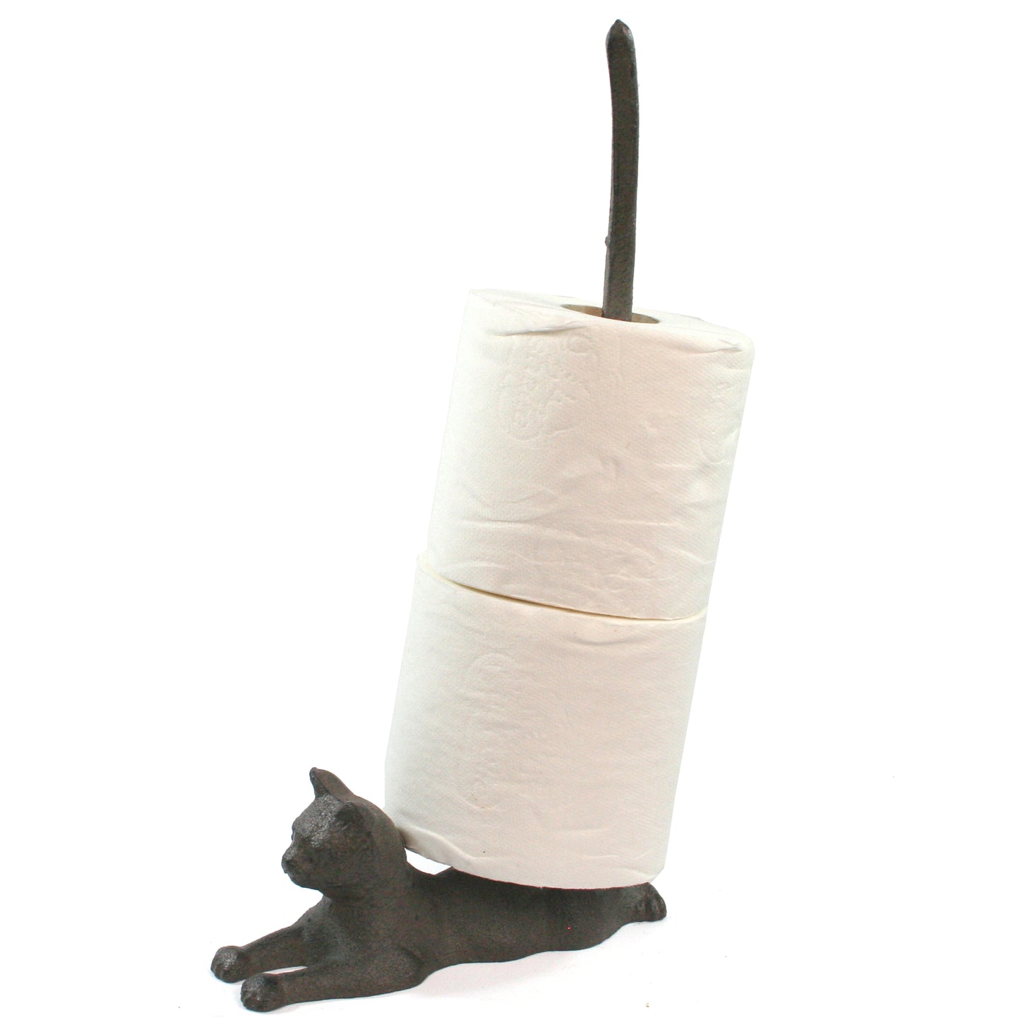 Cast Iron Kitchen/Toilet Roll Holder - Cat