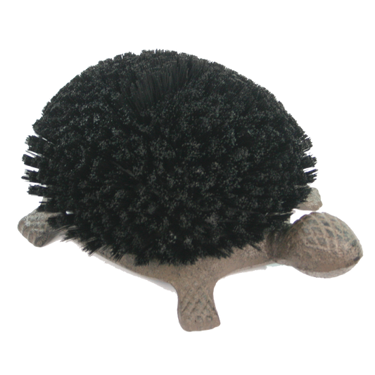 Cast Iron Boot Brush - Turtle