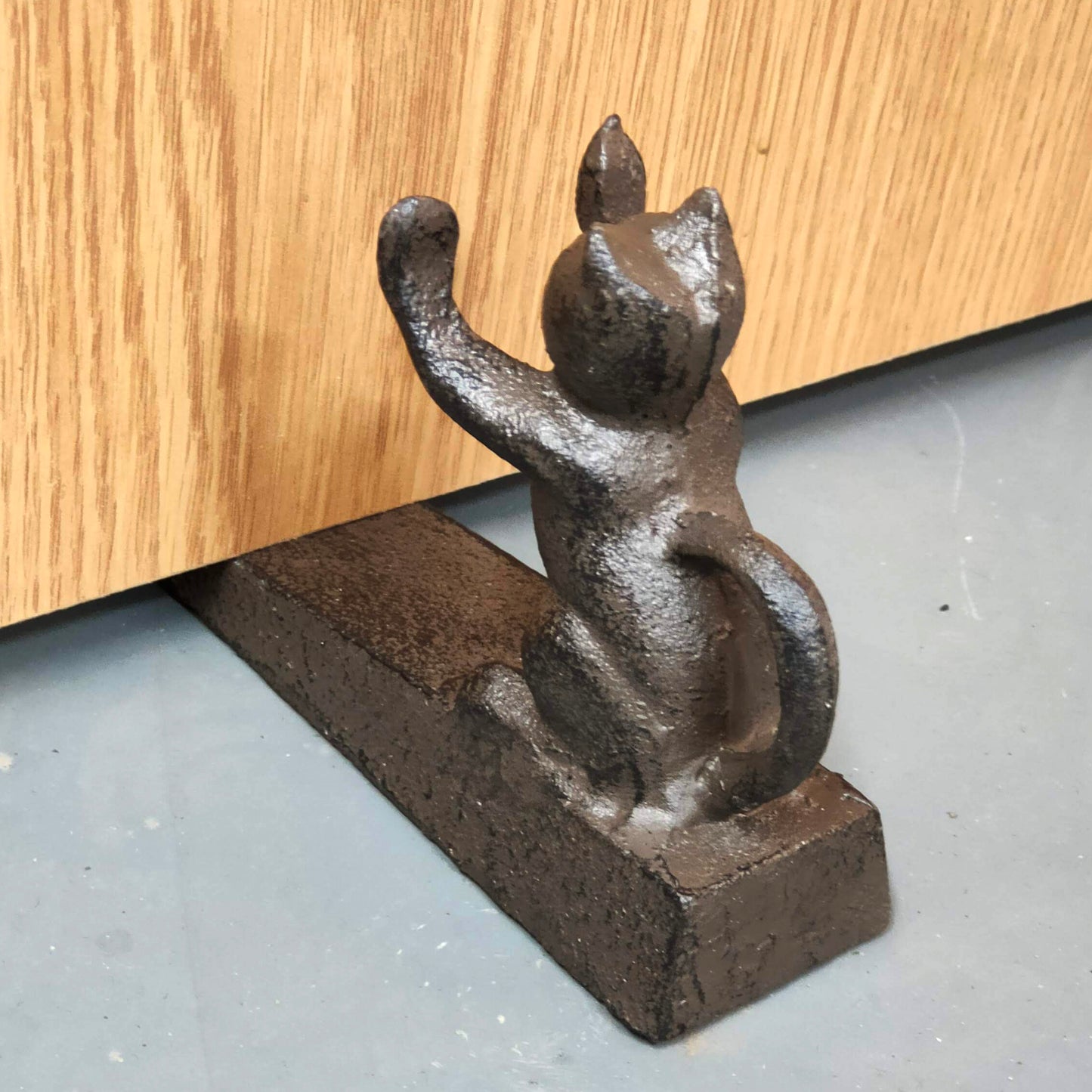 Cast Iron Door Stop - Cat