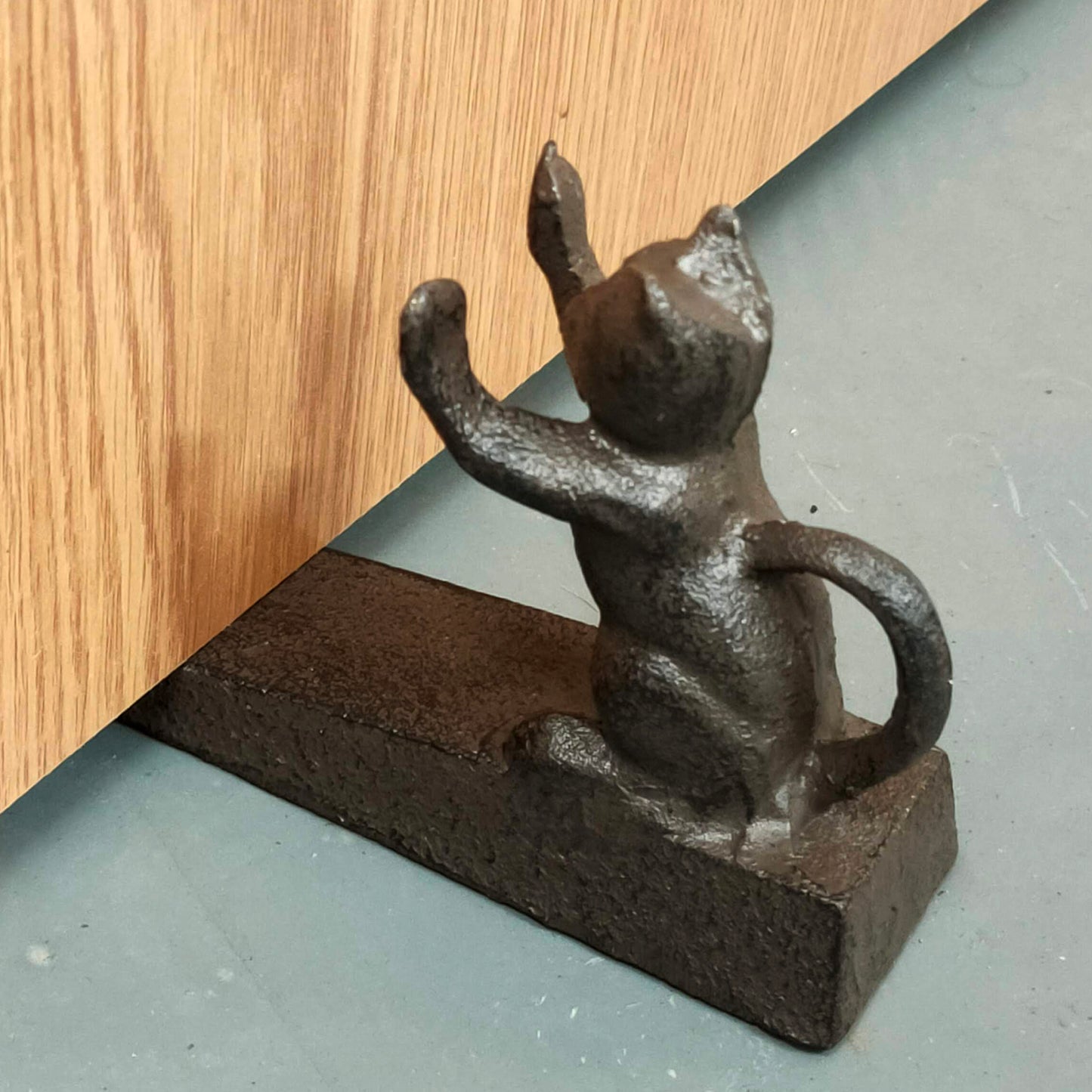 Cast Iron Door Stop - Cat