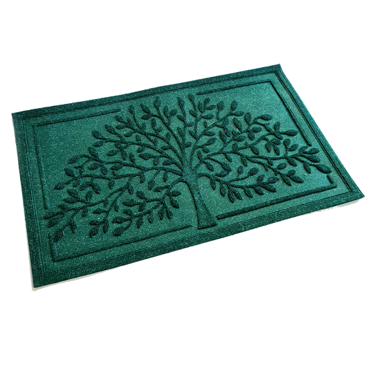 Dark Green Mulberry Tree Moulded Door Mat