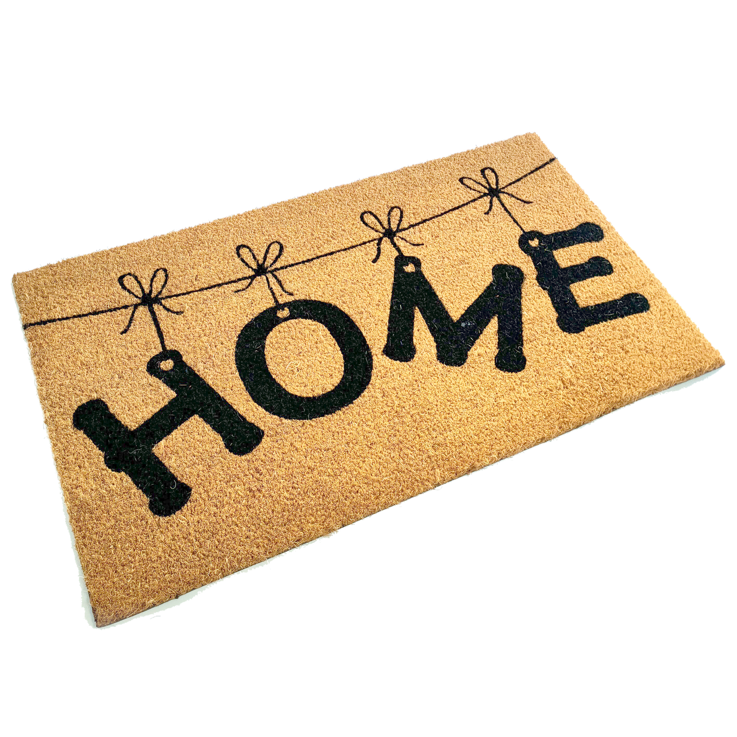 Fun and Whimsical Home Sweet Home Doormat with Washing Line Design | 75cm x 45cm | Durable, Slip-Resistant, and Eco-Friendly