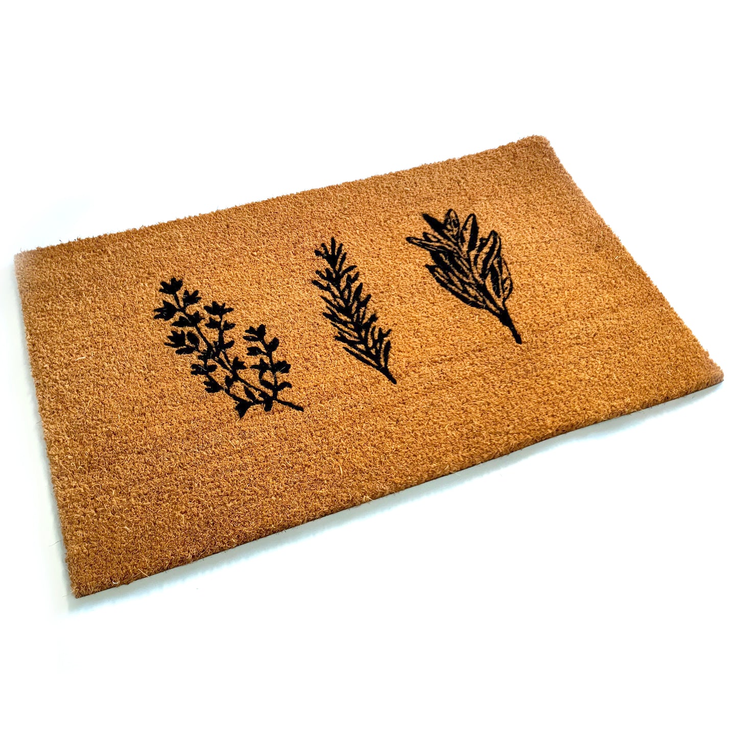 Garden Herbs Coir Door Mat