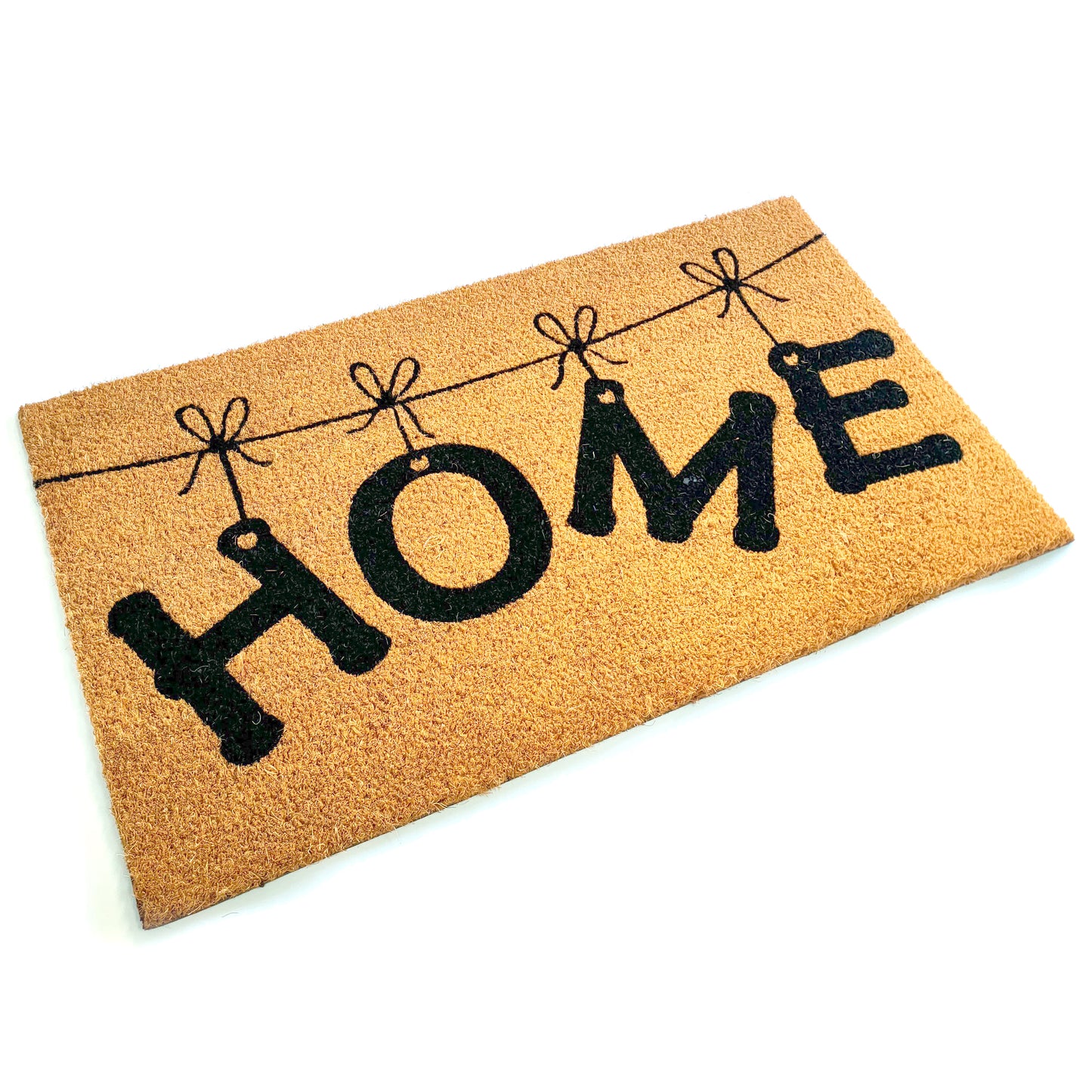 Fun and Whimsical Home Sweet Home Doormat with Washing Line Design | 75cm x 45cm | Durable, Slip-Resistant, and Eco-Friendly